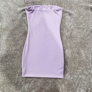 Purple mini dress